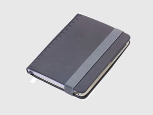 Notebook with Pen A6 Black/Gold